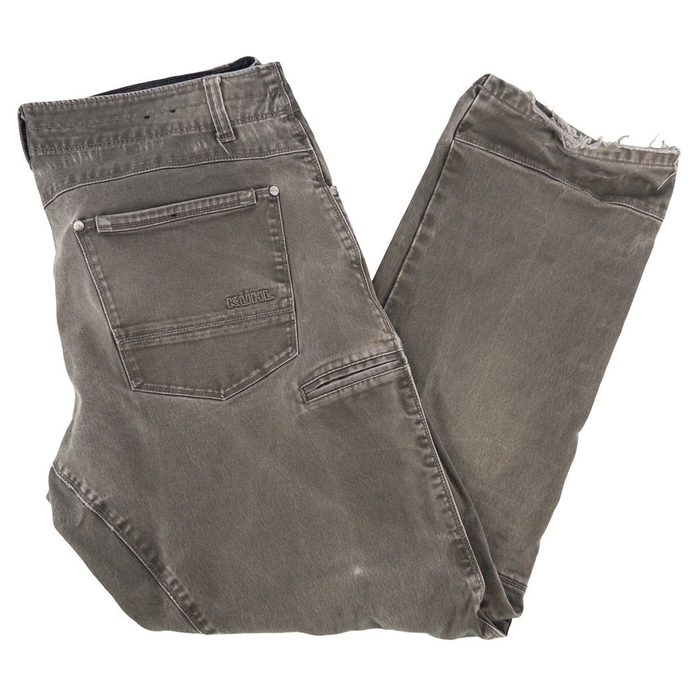 KUHL‎ Mens 38x32 Rydr Pants Grayish Green Vintage Patina Dye Gorpcore Outdoors